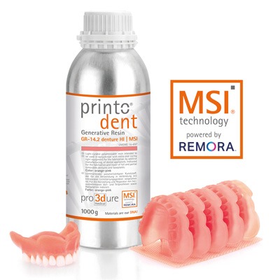 printodent® GR-14.2 denture HI I MSI